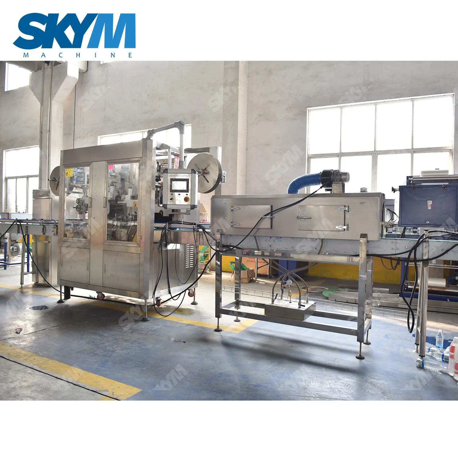Shrink Sleeve Applicator Machine Round Flat Bottle Label Applicator Machine