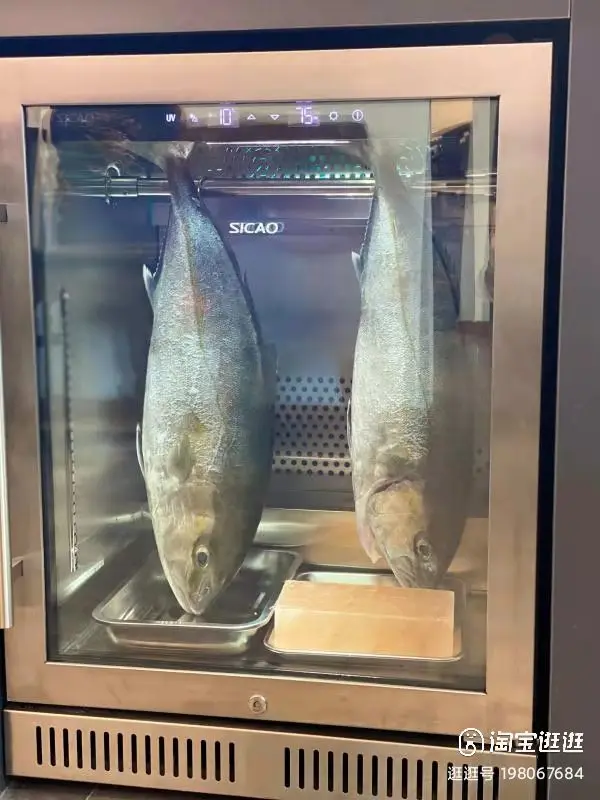 125L Dry Ager Stainless Steel Dry Aged Meat System Control Dry Aging Fridge Refrigerator For Home Meat Dry Aging Cabinet