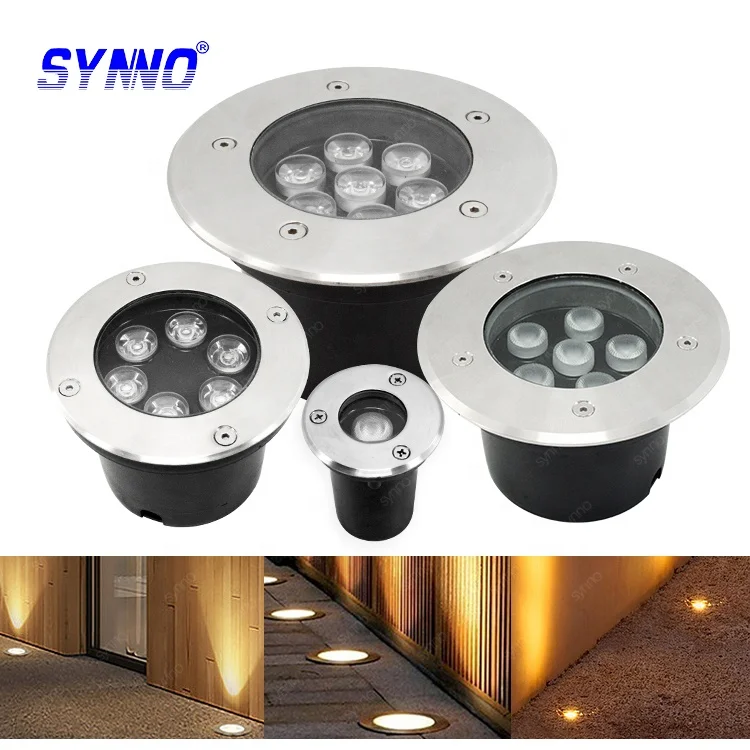Outdoor Waterproof Ground Buried Pavement Marker Recessed Deck Light Driveway Floor Inground Lamp LED Underground Light