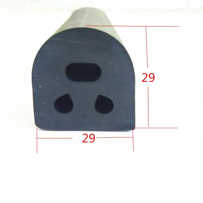 Customized Extrusion Rectangle Rubber Epdm/silicone Sponge Foam Bumper Seal Strip/profile -