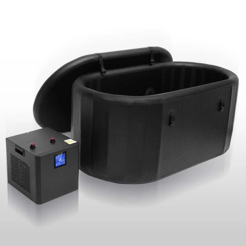 Water Chiller for Bath 0.2HP Therapy Cooling System Ice Bath Chiller Unit Water Cooler Cold Plunge Chiller Machine with Tub