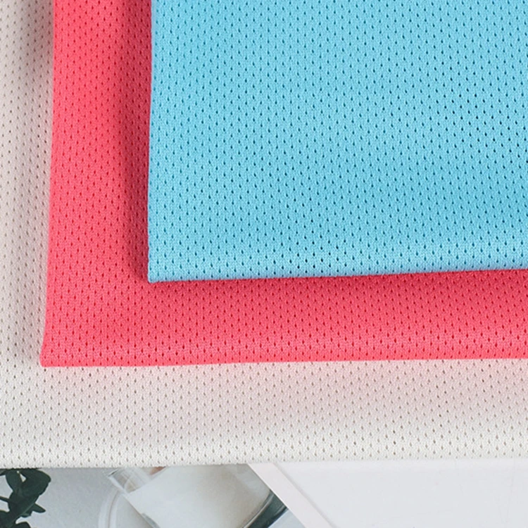 Дышащая вязаная спортивная сетка из полиэстера сетчатая ткань для подкладки куртки баскетбола футбола шорт