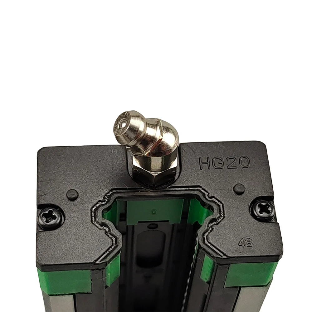 HXHV HGH20CA for linear actuator cnc linear guide anodized black aluminum rail part