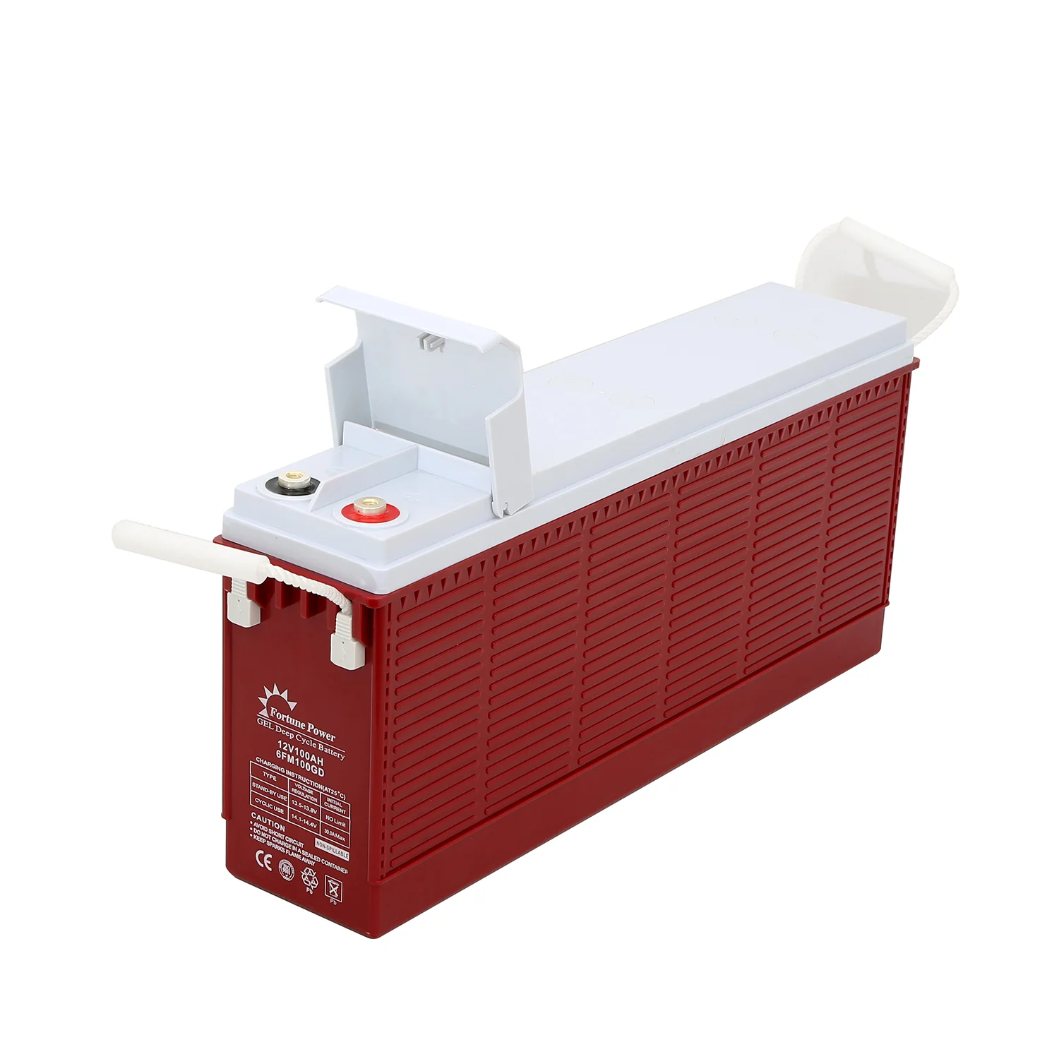 
Storage front terminal agm battery 12v 100ah 