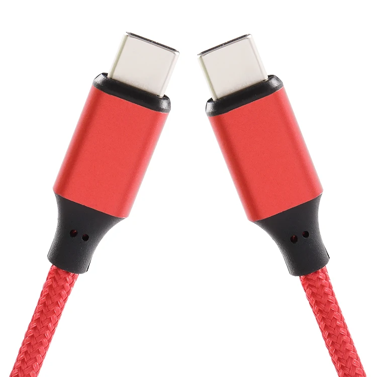 
usb 2.0 1m 3m durable type c super fast charging cord wholesale nylon charger data cable 