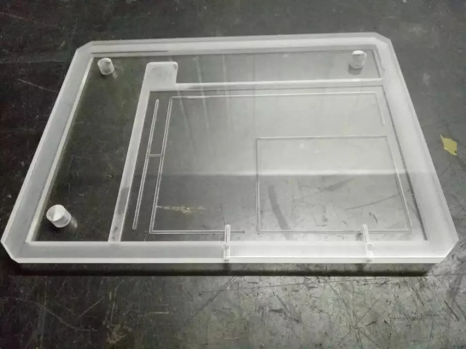 custom polishing grinding clear cnc Quartz glass machined part