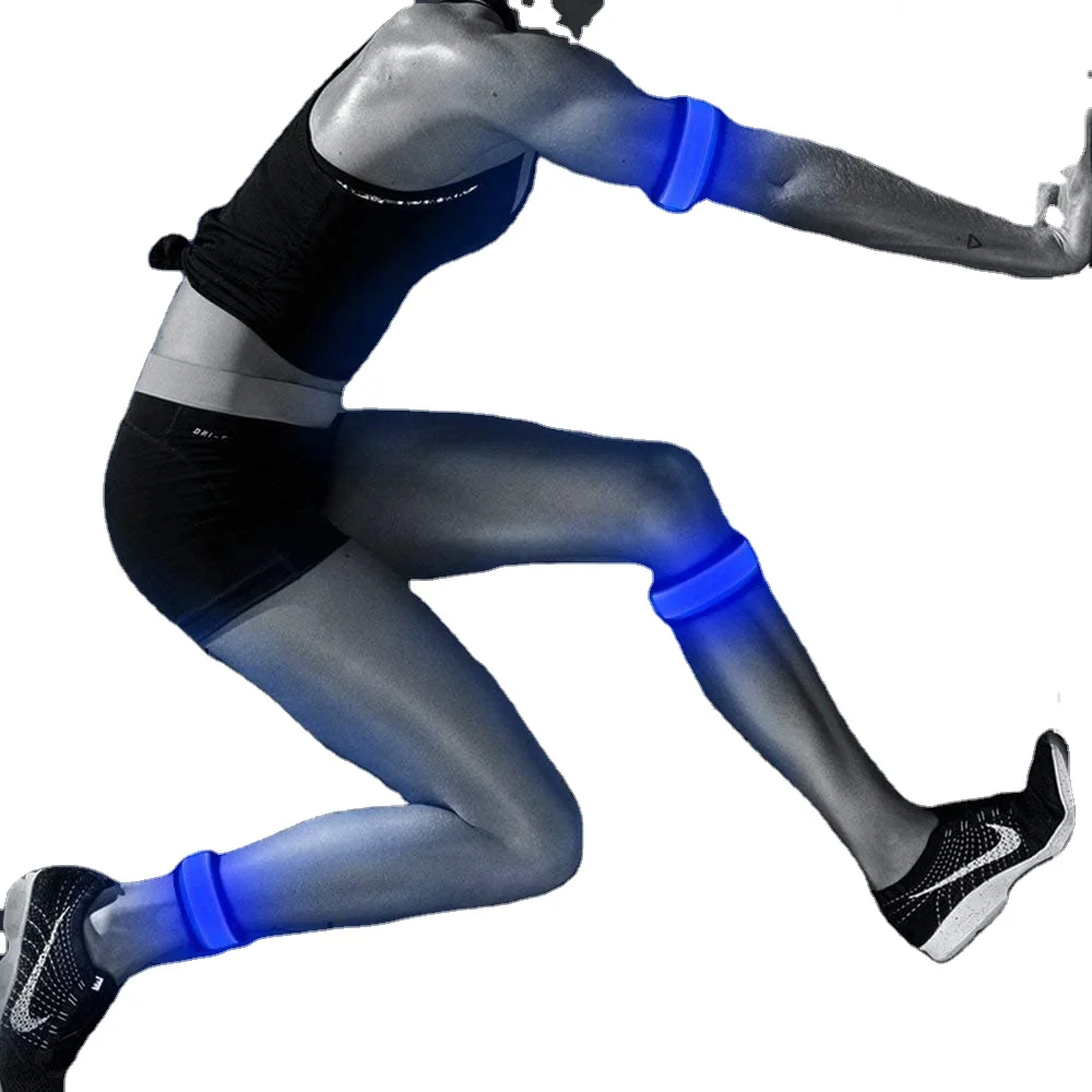 LED Slap Bracelet Lights Glow Band for Running Light Up Colorful LED Light Flashing Christmas Wristband Bracelet for  Event