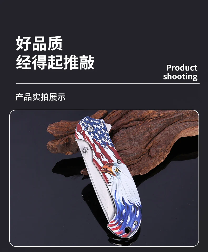 Best Selling Outdoor EDC Camping Tactical Stainless steel Pocket Knife Promotion Survival folding knife