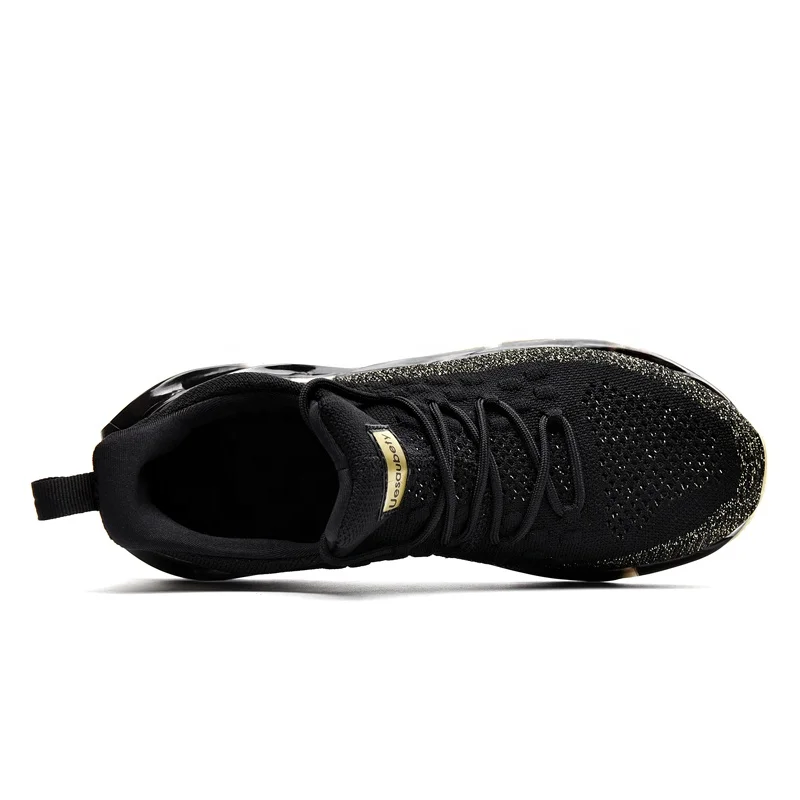 
Wholesale Branded Original Sneakers Athletic Air Cushion Zapatillas Black Sports Shoes 