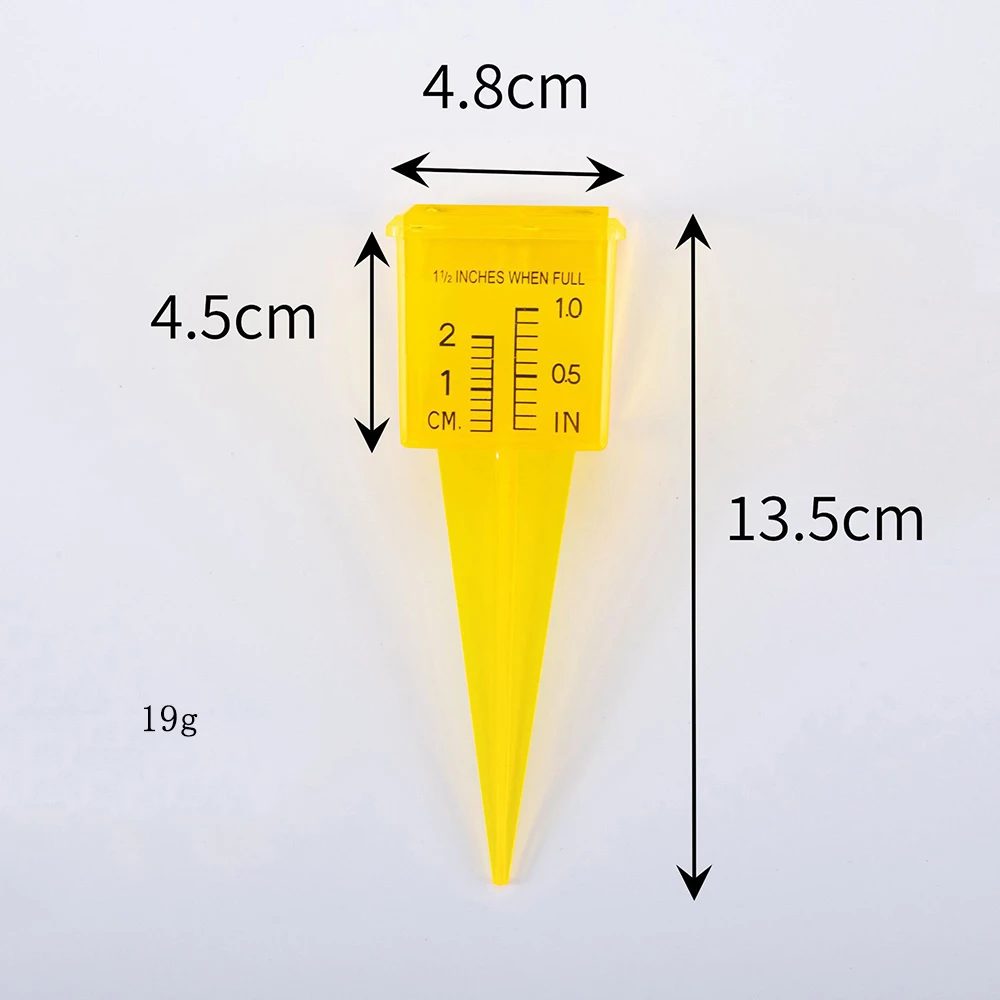 10Pcs Plastic Garden Weather Rain Gauge Outdoor Water Measuring Water meter Water measuring cup Watering flowers Drip irrigation