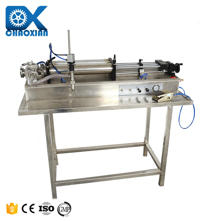 Semi Automatic Container Commercial Drinking Water Color Collapsible Tube Cologne Filling Machine