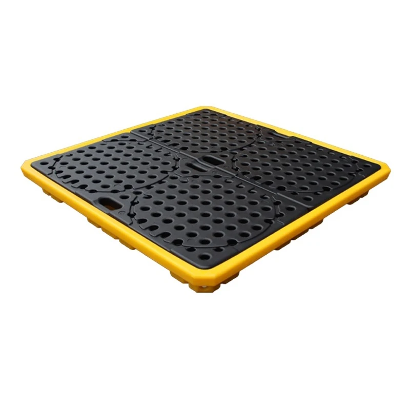 Safe Storage Spill Containment Tray Leak-proof Platform Spill Containment Pallet For Chemical Product
