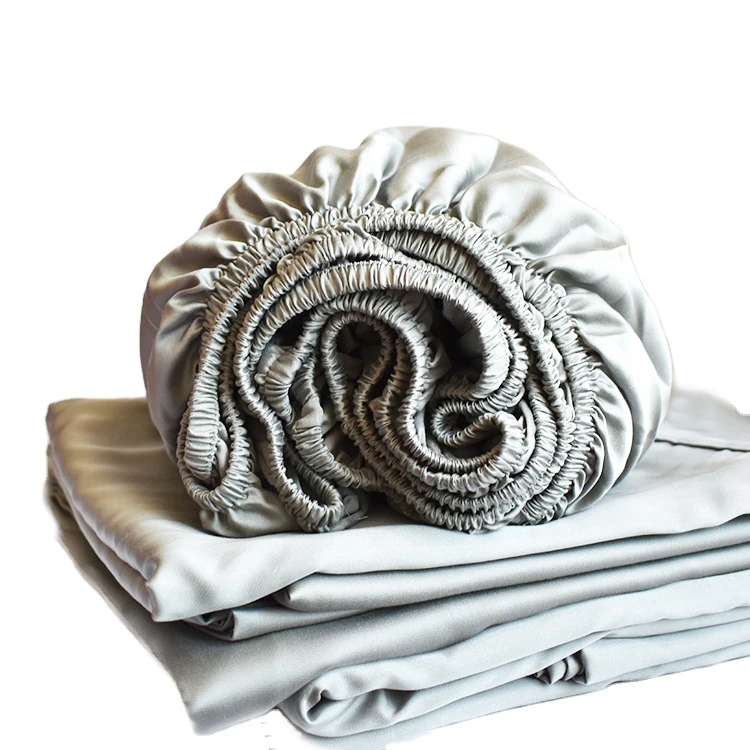 LZ 300TC 100% organic bamboo bed linen luxury smooth silky soft natural bamboo bed sheets set