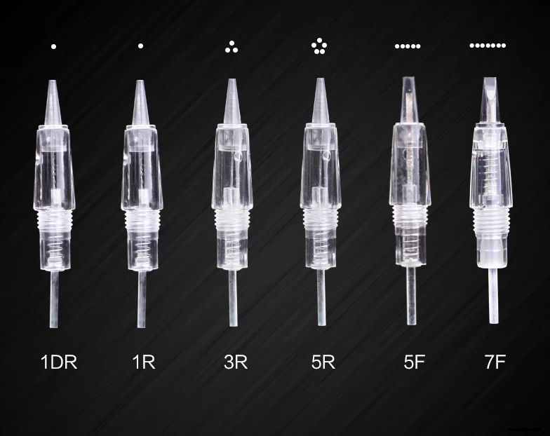 hot sell high quality permanent makeup nano screw tattoo needle cartridge tattoo needle cartridge shader tattoo  needles