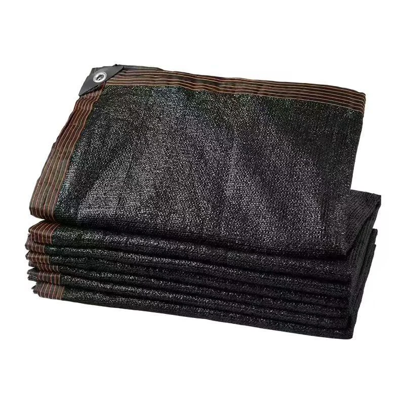 Manufacture Chinese Supplier Outdoor Greenhouse Sunshade Netting Agricultural Black Agricultural Sun Shade Net Rolls For Sale