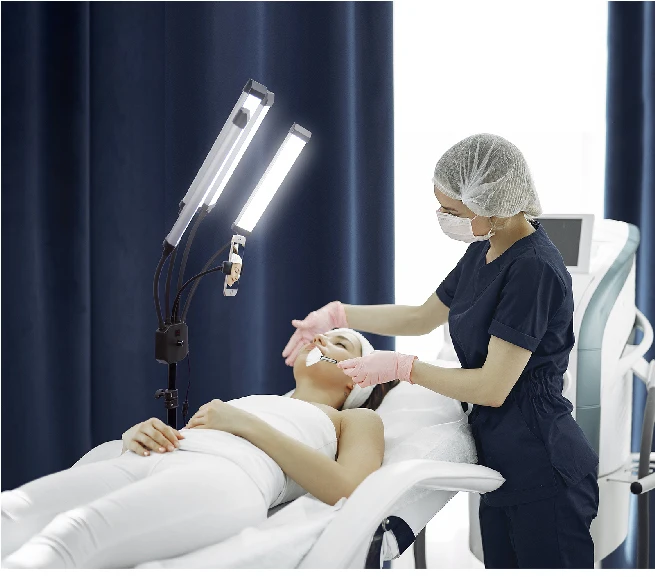 Fill Light LED 4 Arms Light with Tripod Stand Makeup Live Youtube Video Photography Eyelash Tattoo 4 Light