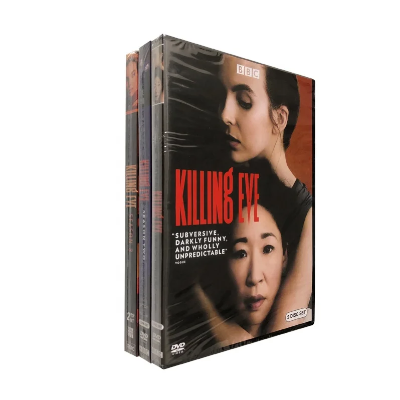 DVD-наборы в коробке фильмы телешоу пломбирование печатная фабрика мультяшная драма DVD-фильмы Великобритания убивая канун сезона 1-3 6DVD