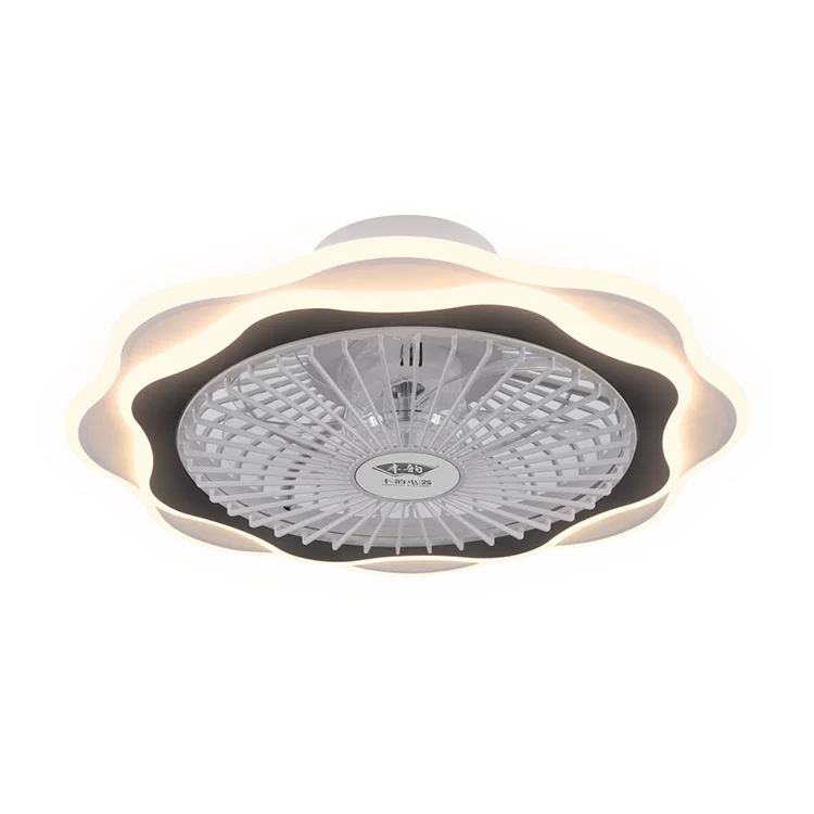China factory smart modern decorative pc blade remotecontrol bedroom led ceiling fans with light