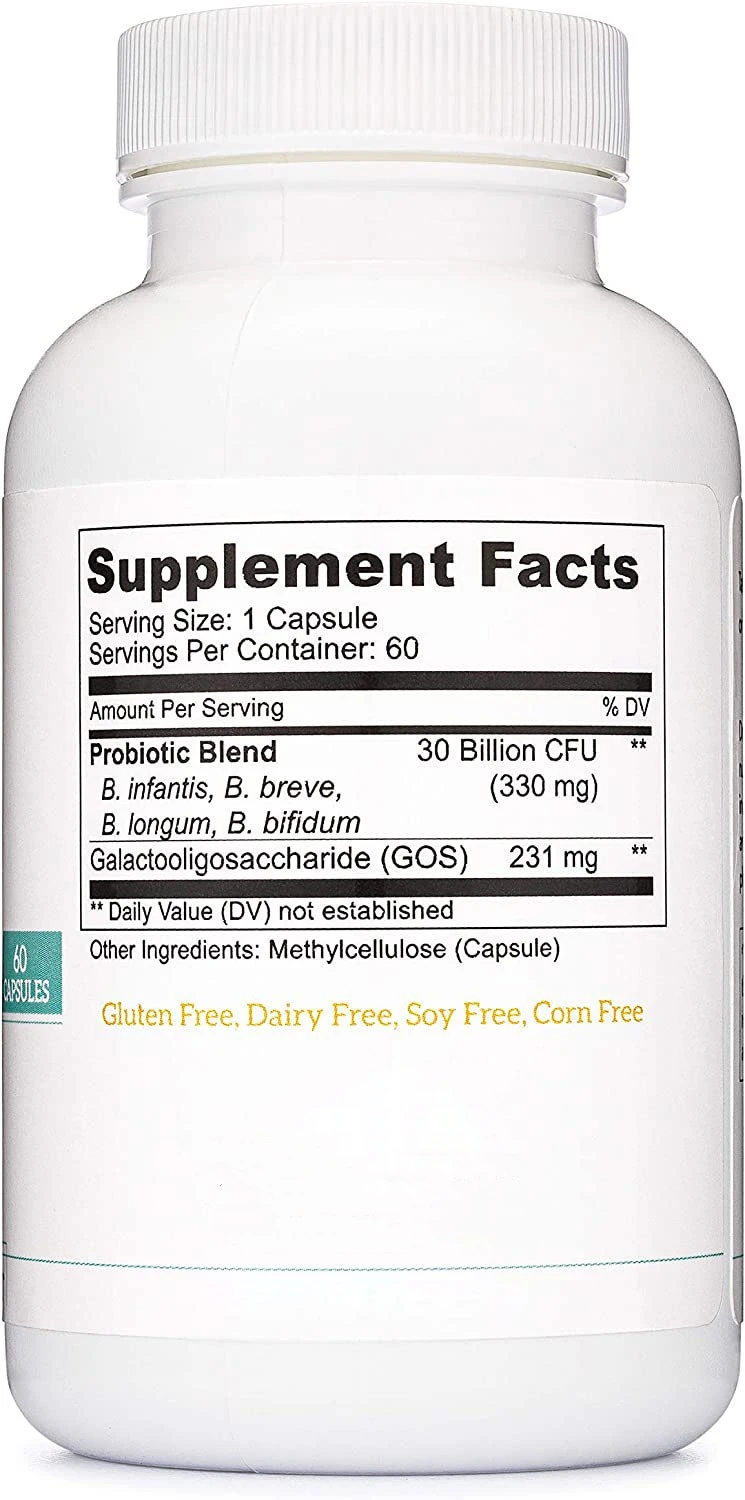 High Quality Probiotic Supplement 30 Billion CFU Probiotics Capsules For Natural Mood Support