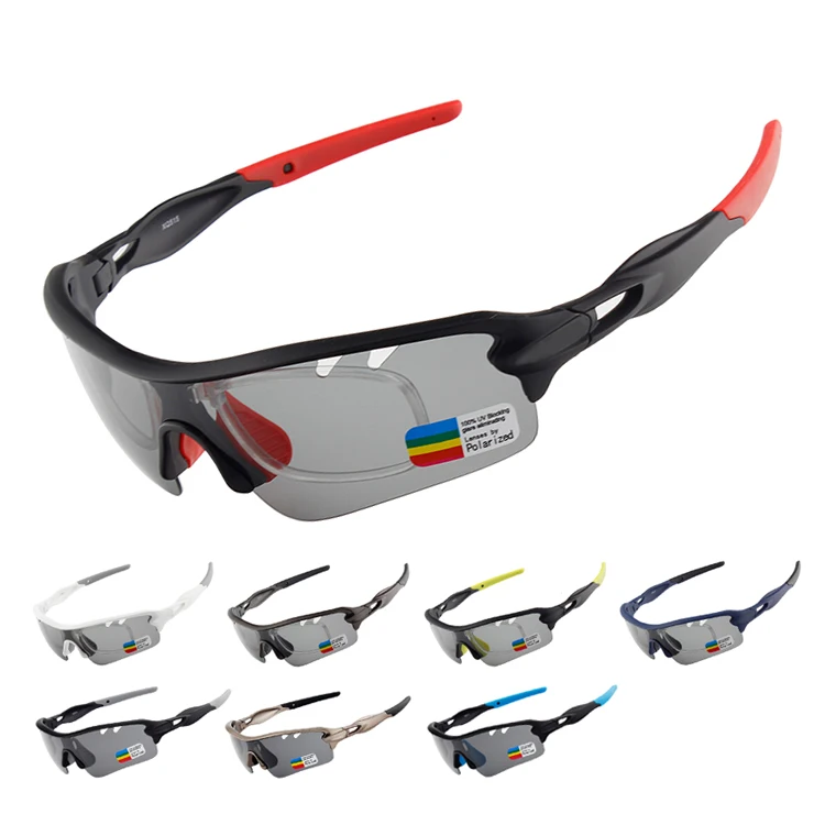 2023 unisex custom logo uv400 protection 5 lens  interchangeable glasses cycling prescription sports glasses baseball sunglasses