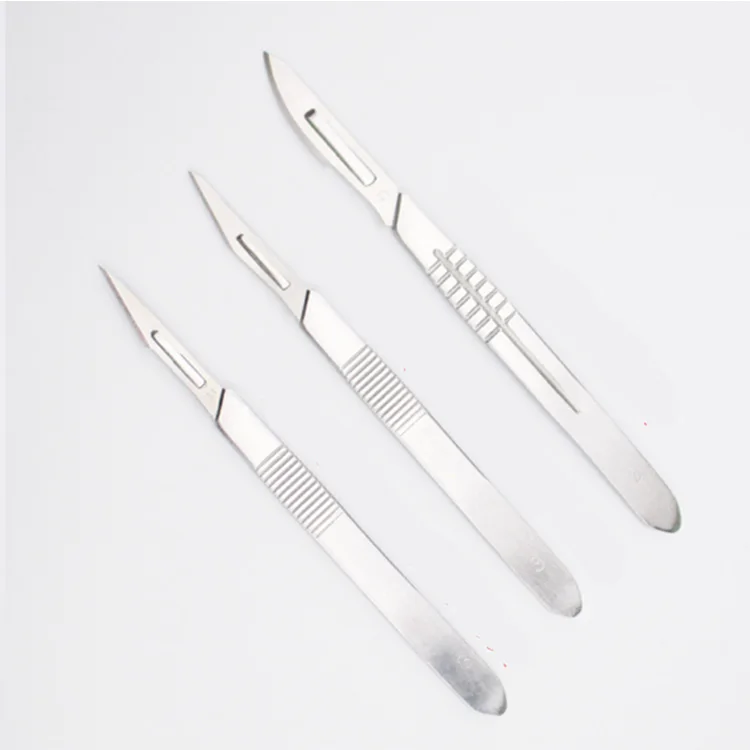 Factory Wholesale Medical Safety Surgical Blade Scalpel With Plastic Handle
