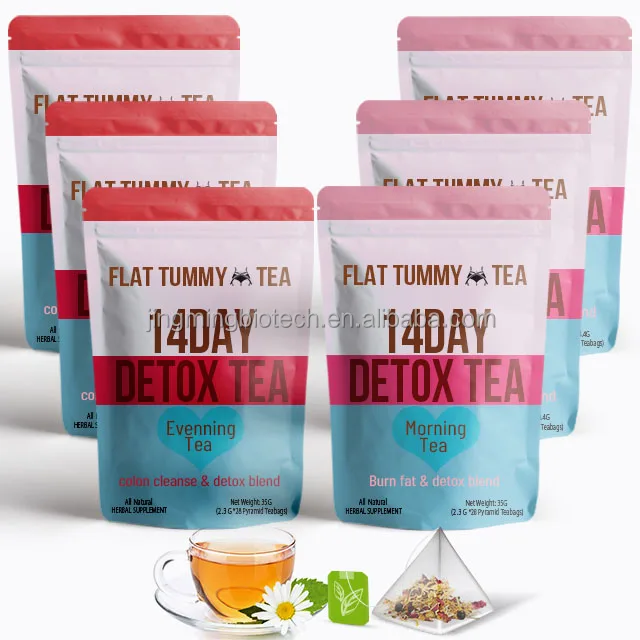Private Label detox tea fast weight loss slimming tea lotus leaf root of kudzu vine