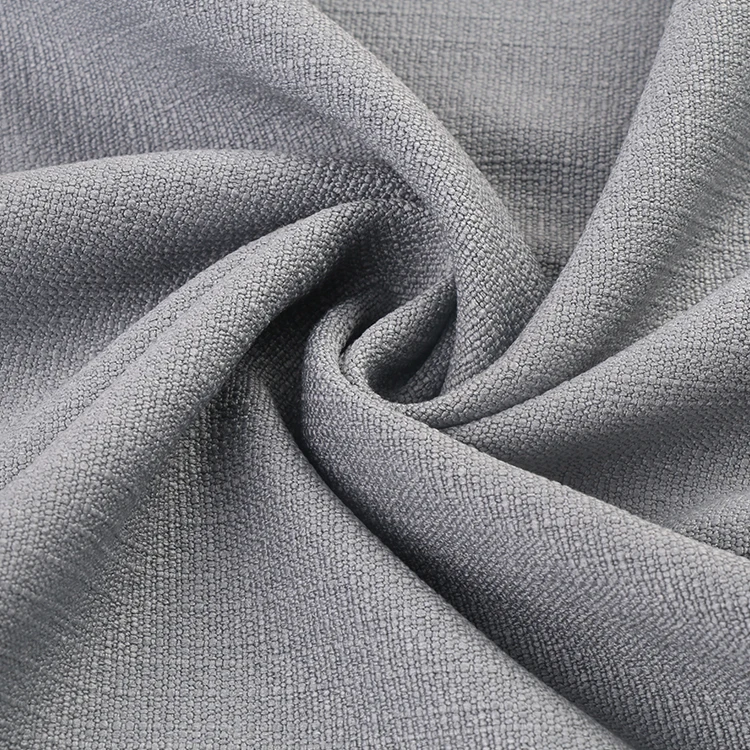 100%Polyester 360D*360D 180gsm Faux linen jacquard curtain fabric,fabric curtain