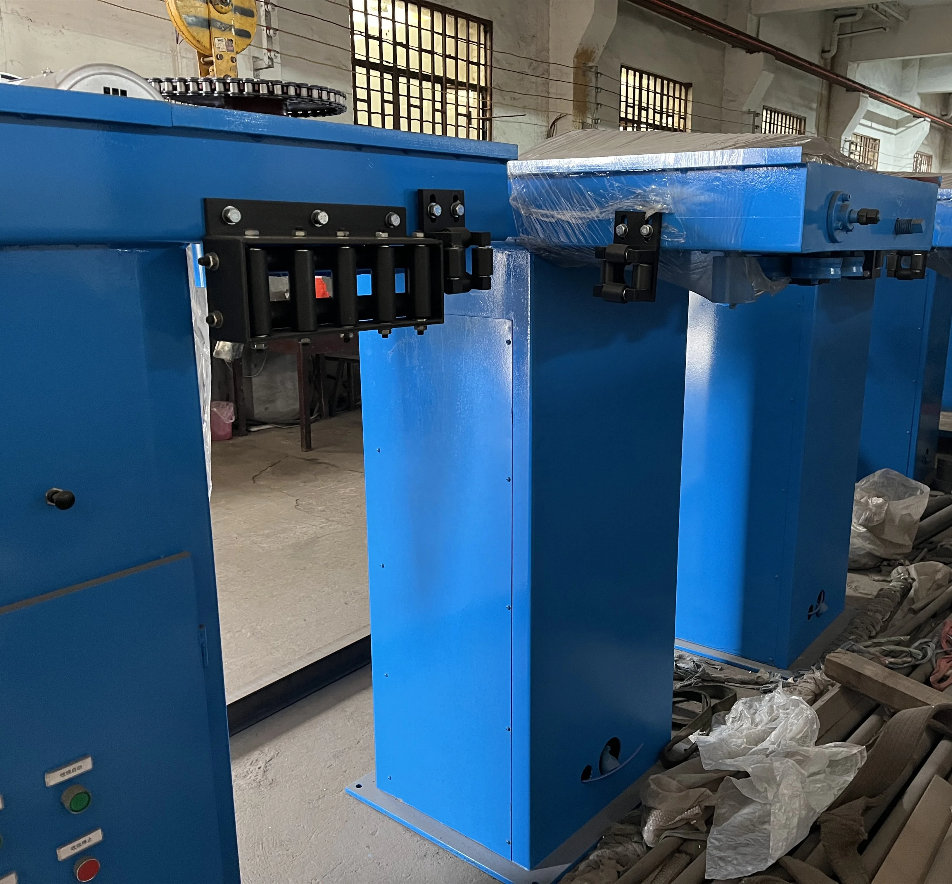 Power Frequency Copper  Melting Furnace Copper Rod Wire Tube Horizontal Continuous Casting Machine