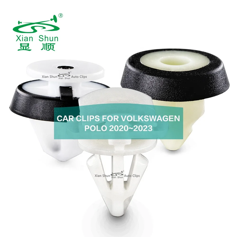 Car Fasteners & Clips Fit For VOLKSWAGEN  VAG POLO 2020 2021 2022 2023 Bumper Hood Door panel Heat Shield Auto Fastener Clips