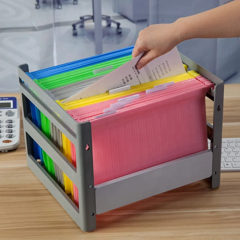 
FC Folder Organizer Custom+folders Folders Box Plastic Colored Hanging File Suspension Files Bag Save File A4 FC 10pc/poly Bag 