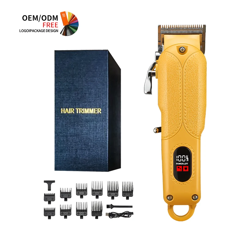 Professional Usb Fast Charging Clippers Barber Machine 1200mah Rechargeable Cordless Hair Trimmer Electric Hair Clipper