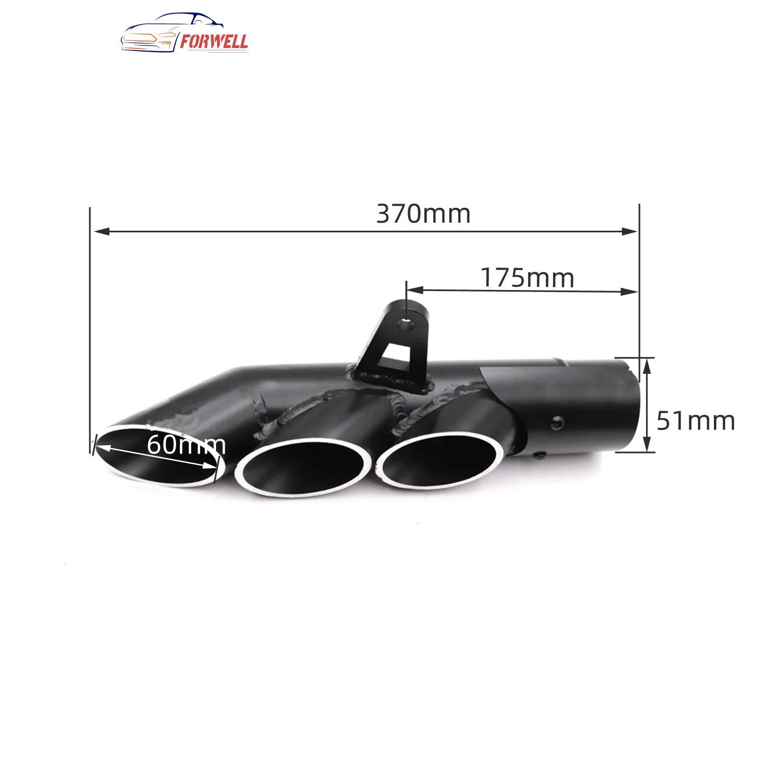 
CNC aluminum pipe throat for exhaust universal muffler aluminized motorcycle muffler exhaust 