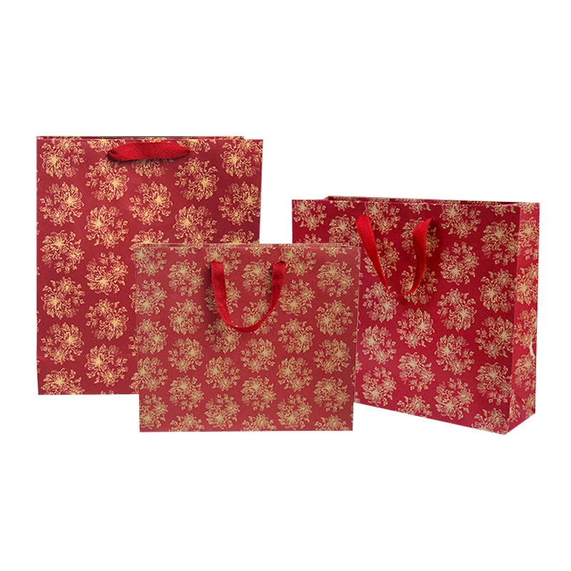 Бумажные пакеты с ручкой в форме коробки