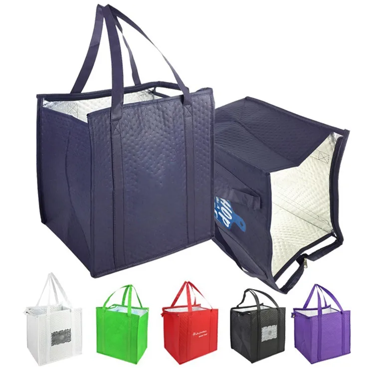 FeiFei Non woven lunch bag food delivery cooler bag for food insulated cooler lunch bag