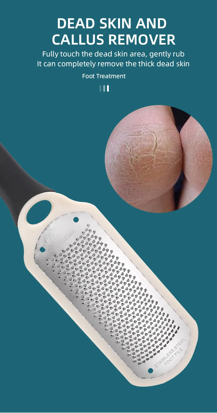 new salon manicure pedicure set professional Stainless Steel callus remover popular foot files