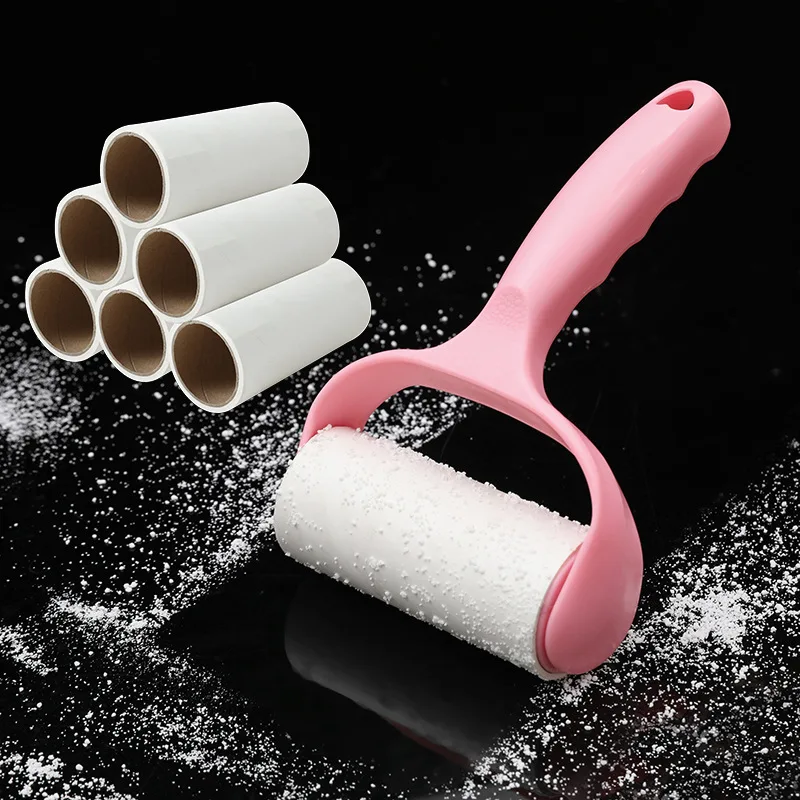 Sticky Lint Remover Peelable Roller Dust Paper Clothes Roller Brush Home Lint Replacement Brush Sticky Duster