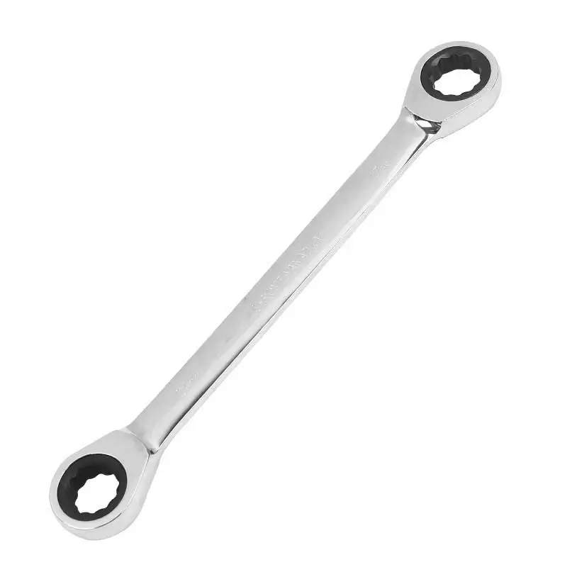 Chrome plated Socket double end Ratcheting Spanner Ratchet Wrench