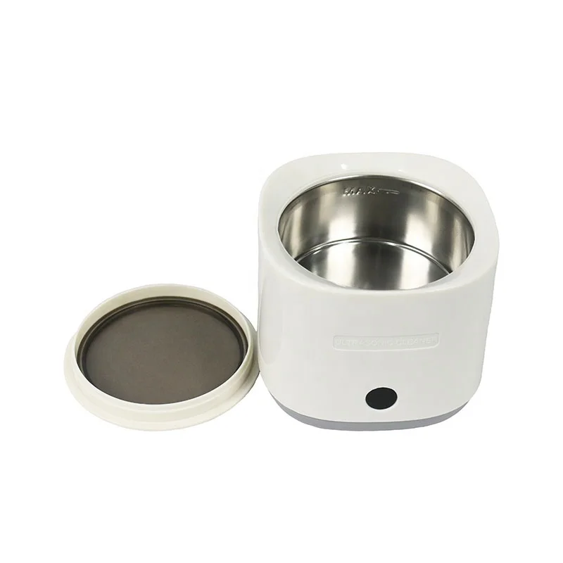 180ml 42kHz Stainless Tank Digital Household Retainer Jewelry Dental Denture Ultrasonic Cleaner