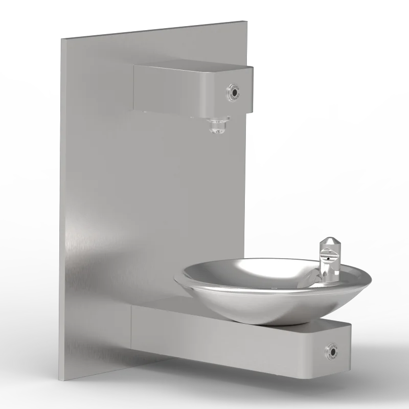 TB9-1FS2 Wall Mount ADA Motion Activated Fountain And Bottle Filler touchless bottle filling station and fountain