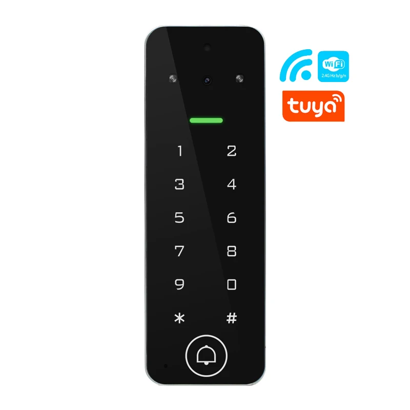 Outdoor IP65 Smart Video Intercom WiFi  Monitor with Doorbell Camera Wired Video Door Phone Intercom System for Villa apartment