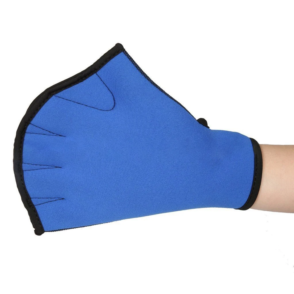 Diving Gloves M Size L Size Half Finger Winter Swimming Wear-resistant Non-slip Gloves Swimming Paddling Palm