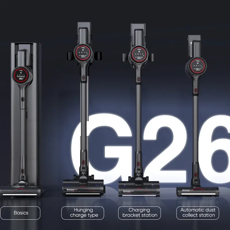 Dibea Brand New upgraded intelligent floor care cordless wet dry vacuum cleaner