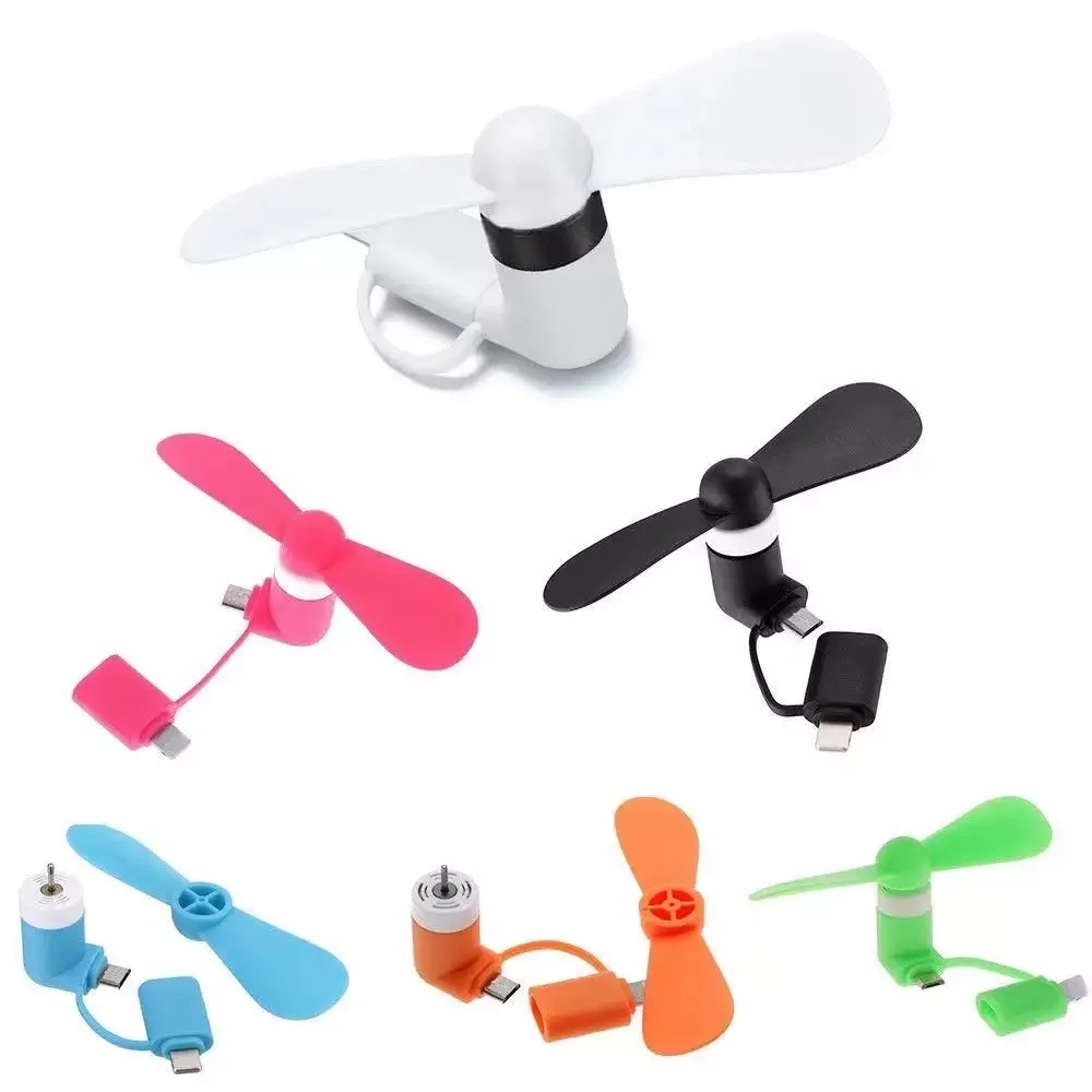2020 Portable rechargeable fan electric small usb cooling fan  For iPhone Android mini usb fans