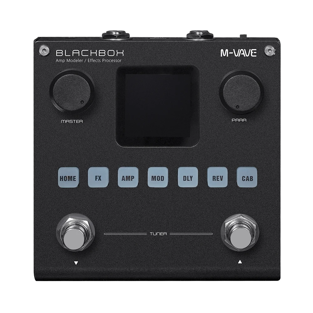 M-VAVE BLACKBOX гитарный усилитель с эффектом Mutli шумоподавление компрессор 20 Ампер 3-диапазонный экв 7 модуляция 5 задержек 6 ревербераций ЛР
