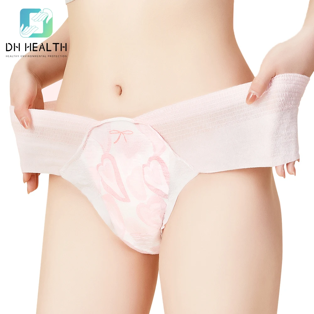 Eco Friendly Good Fit Bikini Lady Period Diaper Incontinent Underwear Sanitary Napkin Pants For Women
