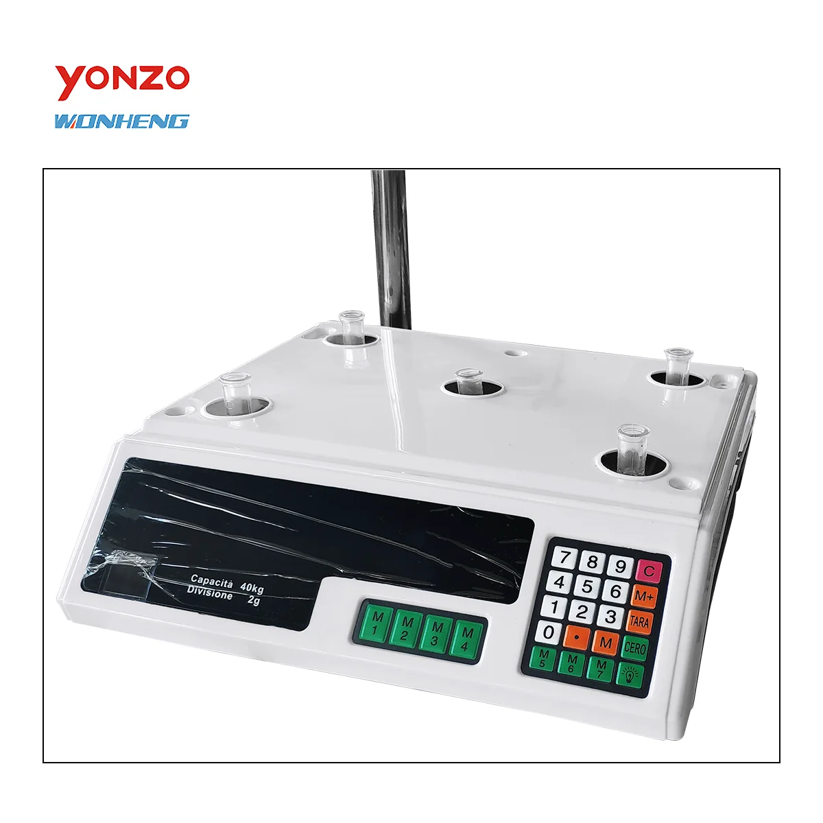 Wonheng Industry New Material 40kg Rated Load Electronic Platform Weighing Scales
