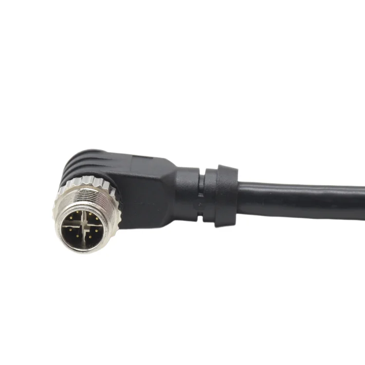 Качественный штекер CAT 6A X код 8pin штекер к разъему RJ45 поставщик M12 разъем 8-контактный водонепроницаемый кабель