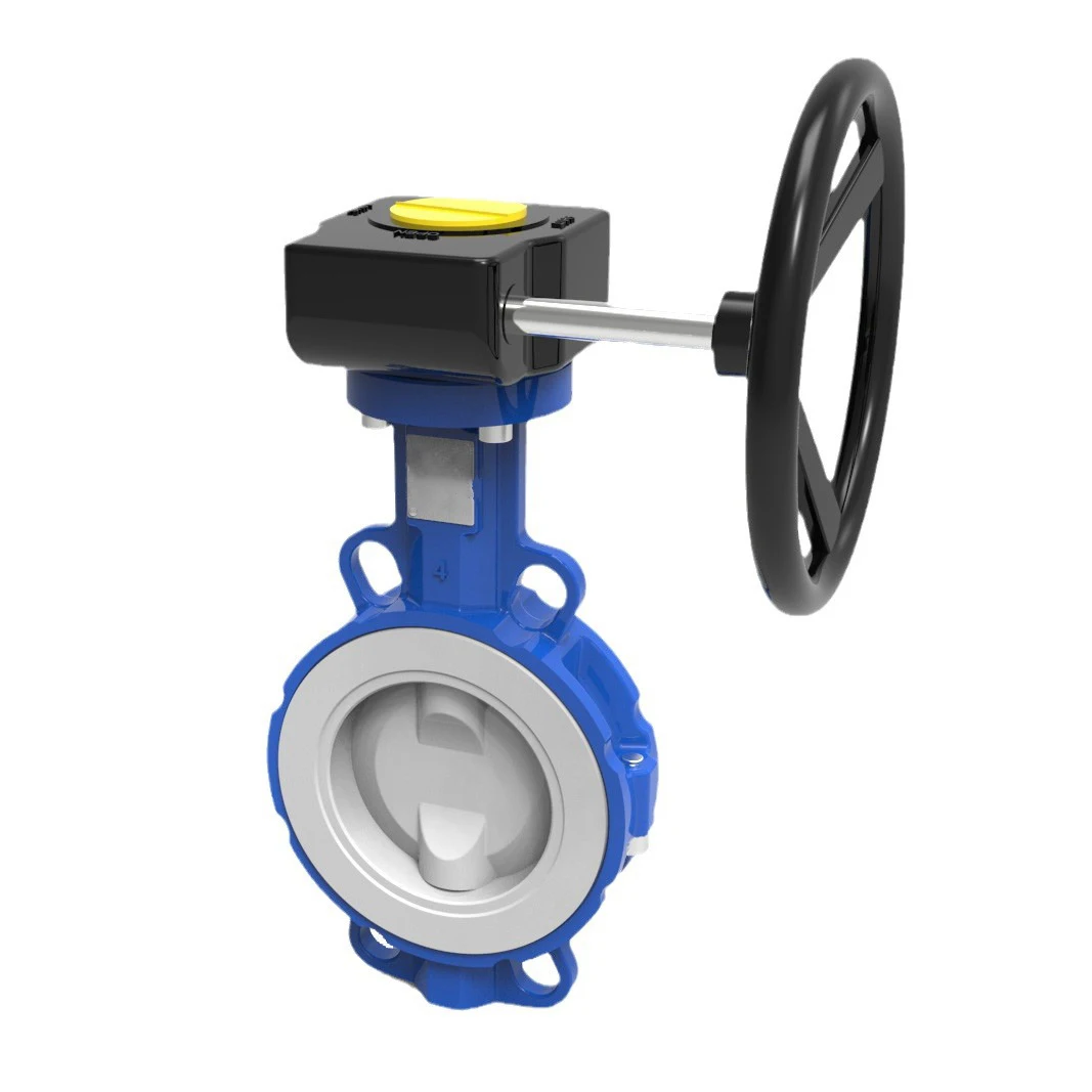 2025 Hot Sales Manual/Pneumatic High Quality DN80 Lining Fluorine Clip-on Butterfly Valve