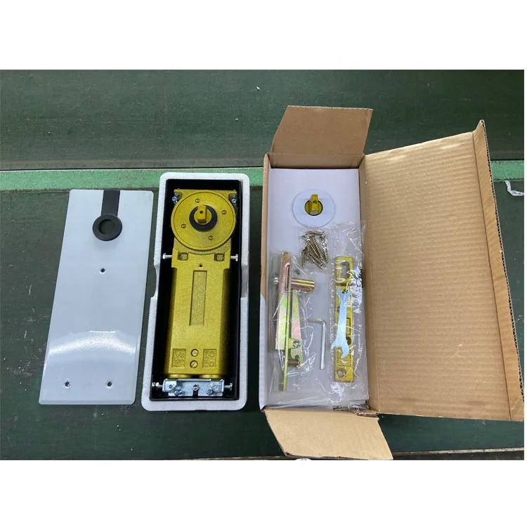 High quality Italy Type Adjustable Heavy Duty double cylinder floor spring for glass door