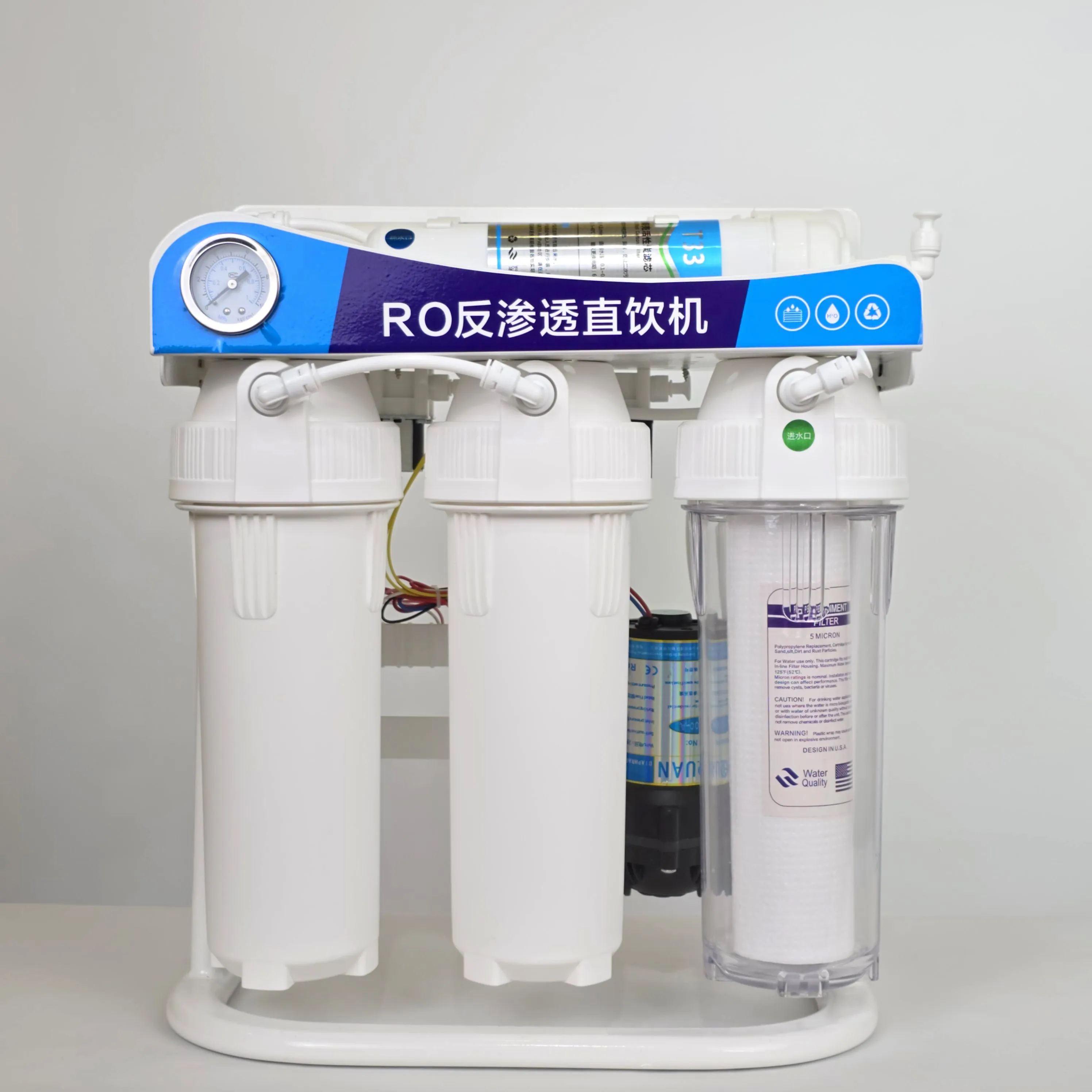 Cheap Price 1 Year Warranty Water Purifier Drink RO Filter Membrane for Home Use 5 Stage 100G Water purification System
